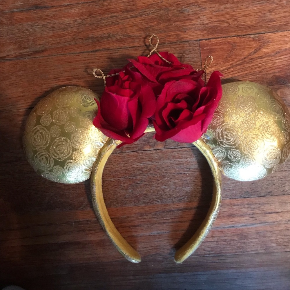 Rose and Gold Minnie Ears